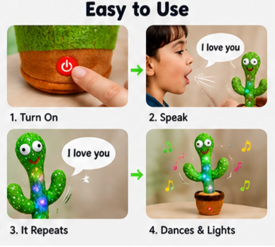 Dancing Cactus Toy