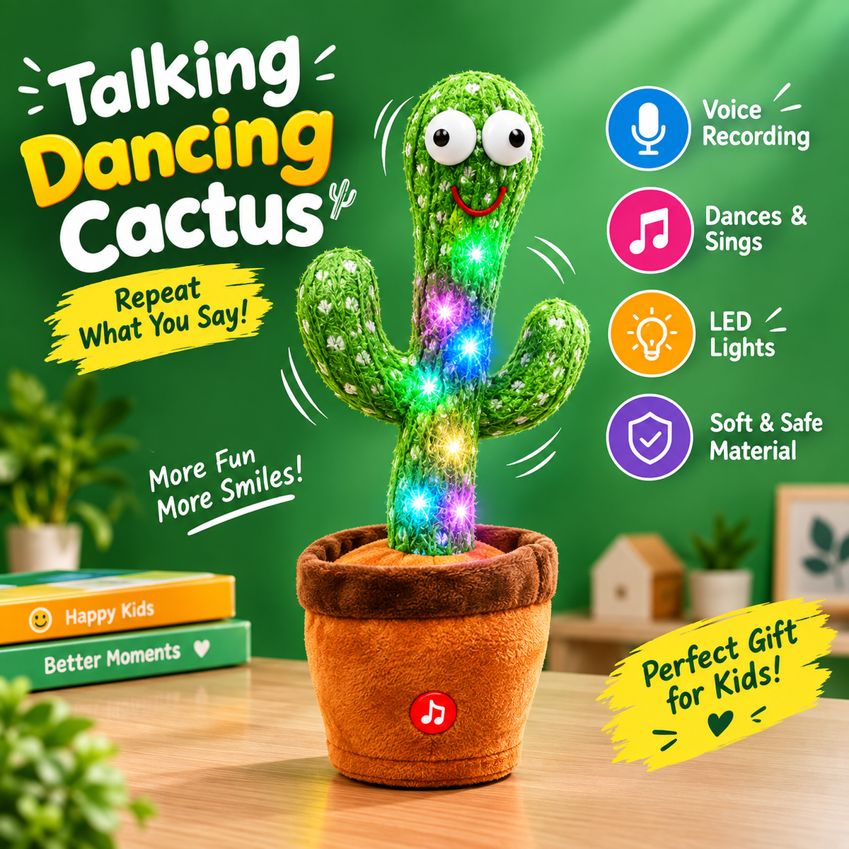 Dancing Cactus Toy